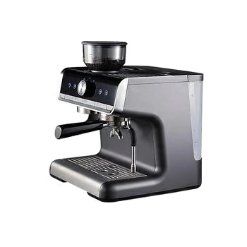 Espresso Coffee Machine with Grind Beans Semiautomatic Grinder Steam Coffee Maker  Smart Coffee Machine